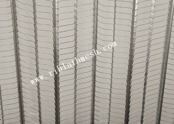 100mm Rib Distance Galvanized Expanded Metal Lath For Industrial Building