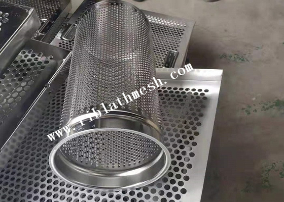 Ss316 Raw Material Perforated Metal Pipe In Filter Products